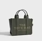 Marc Jacobs THE LEATHER SMALL TOTE BAG - Forest