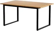 Dining Table 6 Seater Kitchen Cafe Rectangular Wooden Table 150CM Modern Furniture
