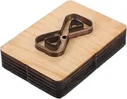 DOITOOL DIY Leather Cutting Die Mold for Backpack Strap Multi Use Wooden Template for Crafting Portable Leather Cutting Tool for Intricate Designs