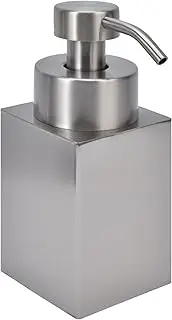 [EVTSCAN] Hand Sanitizer Bottle, 2.4 x 6.2in Non Slip Stainless Steel Press Dispenser, Hand Sanitizer Bottle, Small Soap Dispenser for Bathroom and Kitchen