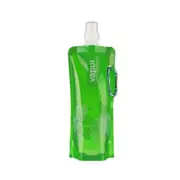 8 Pcs 0.5L Portable Ultralight Foldable Silicone Water Bag Outdoor Sports Supplies Hiking Camping Soft Flask Waterproof Bag(Green)