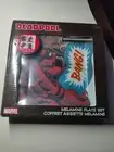 Deadpool Action Pose 4-Pack Plastic Plate Set White NEW