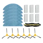 Edge Brush + Filter Screen + Mop + Roller Brush For Neatsvor X500 / X600 Robot Vacuum Cleaner Parts