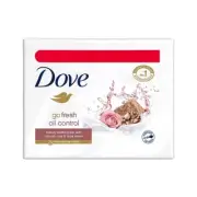 Dove Go Fresh Oil Control Moisturising Soap, 100 g (Pack of 3) with Pack of 3