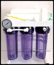 Hydroponic Reverse Osmosis Water Filtration System on Stand Bracket USA Filter