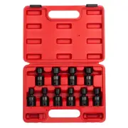 3/8" Drive 10 Piece Metric Universal Impact Socket Sunex 3657