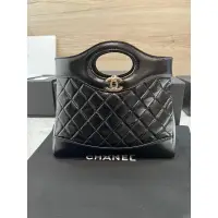 在飛比找蝦皮購物優惠-（售出）Chanel 31 Bag mini 黑金 晶片款