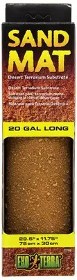 Exo Terra Sand Mat 29.5 x 11.75 Inches Desert Substrate for Reptiles