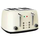 Vintage Electric 4 Slice Toaster CREAM Stainless Steel 1650W not Delonghi