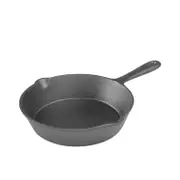 Pyrolux Pyrocast 25cm Cast Iron Skillet Round Pan Induction/Gas Cookware Black