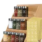 Spice Jar Labels for Spice Jar Organization and Storage White Letter Round