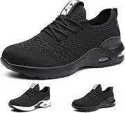 [Gainsera] Steel Toe Cap Trainers Men Womens Safety Trainers Lightweight Safety Shoes Work Boots with Air Cushion