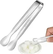Tiny Tongs - Serving Tongs Made of Stainless Steel for Food Parties | Portable Serving Tongs, Durable Tongs for Serving Food, Ice Cubes, Fruits, Travel-friendly Size
