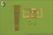MASTER AM-48-037 1:48 M61 A1 Vulcan 20mm six-barreled rotary cannon gun barrels