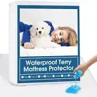 Twin Extra Long (XL) Waterproof Mattress Protector Premium Fitted Sheet up to...
