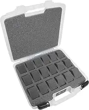 Case Club 18 Watch Carry Case - Organize & Protect Your Watch Collection in a Hard Shell, Easy-to-View, Travel & Storage Case - For Men's & Women's Watches of Various Sizes in a Lockable Display Box