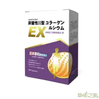 在飛比找PChome24h購物優惠-草本之家日本非變性二型膠原蛋白+鈣30粒X1盒