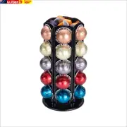 for Nespresso Vertuo Coffee Pods Stand Carousel Storage Holder for 30 Capsules w