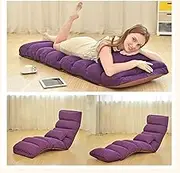 Modern Sofa Bed Living Room Upholstered Chaise Living Room Interior Recliner Chair 4 Colors Folding Floor Adjustable Sun Lounger
