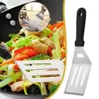 Frying Spatula Cooking Fish Slice Steak Shovel Slotted Tool kitchen UK W8P6