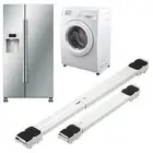 Appliance Rollers Extendable Appliance Sliders with Wheels White