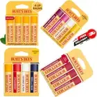 Burt's Bees Lip Balm Berry Agua Fresca Dragonfruit Lemon Coconut & Pear 4 Count