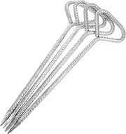 Generic 4PCS Heavy Duty Metal Tent Stakes Ground Pegs for Secure Tents Tarps Durable Outdoor Accessories for Camping Hiking Events