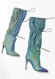 [Poster Grl] Rack It Up Reflective Boots