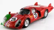 1:43 BEST Alfa Romeo 33.2 Lm #26 1000Km Monza 1968 Trosch Gosselin Red BE9632 Mo