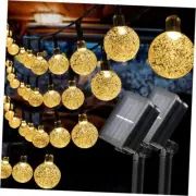 Solar String Lights, 2 Pack Outdoor String Light 60 LED 40ft 8 Lighting Modes