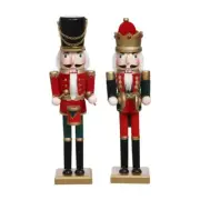 Mark Roberts 2020 Velveted Musician Nutcracker, Assortment of 2, 15 inches
