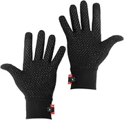 [WESIEVYA] 1 Pair Outdoor Gloves Freezer Gloves Hand Warm Gloves Touch Screen Mitts Sheer Gloves Touch Screen Gloves Hat Arm Warmers Thermal Sports Gloves Fingers Puncture Black Elastic Plush