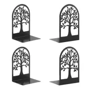 Metal Bookends, Heavy Duty Bookend for Shelves, Tree Book End to Hold Books, ...