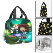 c784 Amphibia Children Lunch Bags Kids School Insulated Lunch Bag Portable Cooler Tote Food tbd784