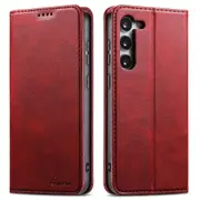 For Samsung Galaxy S23 Wallet Design Full Coverage Automatic Closing Flip Cover Case with Stand