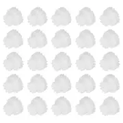 50Pcs Plastic Gears 16 Teeth Plastic Double Gears 16102BA for RC DIY Robot White