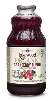 Lakewood Juice Cranberry Blend Org - 32 FO, Pack of 6