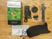 Precision Made 10x42 Compact Monocular with Tripod and SmartPhone Clip * NEW