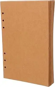 TEHAUX 60 Sheets Loose Leaf Paper Refills for Notebooks Punched Replacement Inserts for Planners and Binders Notebook Paper for Office Travel and Daily Use