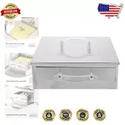 Authentic Rice Noodle Steamer with Handle - Stainless Steel Kitchen Essential