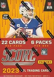 Score 2023 Football Card Blaster Box (132 Cards)