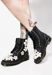 [Dr. Martens] 1460 Pascal Flower Boots