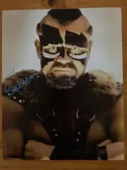 THE BARBARIAN ! Powers Of Pain! WWF WWE Hand Signed 8x10 Photo! Rare! LJN Hasbro