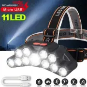 Super Bright LED Headlamp Rechargeable Headlight Head Torch Work Lamp Flashlight