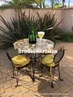 Natural Agate Coffee Table, Agate Geode Live Edge Outdoor Garden Furniture Decor