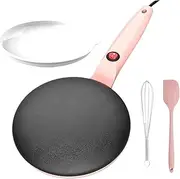 Crepe Maker, Pancake Pan | Portable Pancake Machine | 7.8 Inch Automatic Temperature Control Electric Crepe Maker Cooktop For Tortillas Pancakes