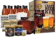 Craft Beer Making Kit 4 Gallon Complete DIY Home Brew Set With Bottles & Tools