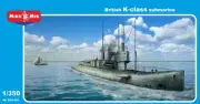 Mikro Mir 350-021 - 1/350 British K-class submarine, scale plastic model kit