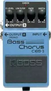 BOSS CEB-3 BASS CHORUS Guitar Effects Pedal