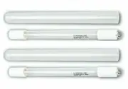 6W UV Replacement Quartz Sleeves and 4 Prong Bulbs for our Ultraviolet Light 4pc